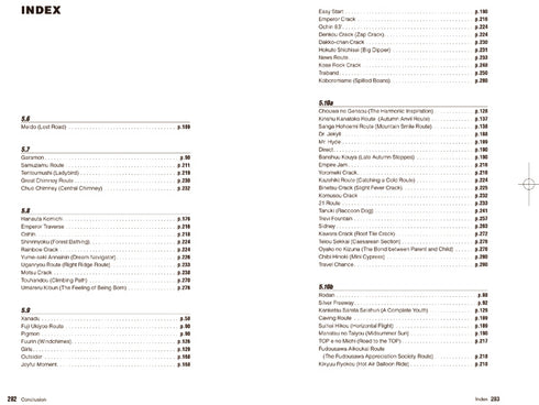 瑞牆 クライミングガイド -ENGLISH EDITION-